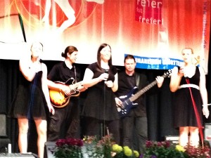 Das Musikfachseminar auf der Jugendfeier der Humanisten 2014 in Stuttgart-Vaihingen